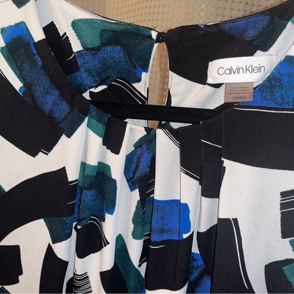 Calvin Klein Sleeveless Top SZ M - Picture 2 of 3